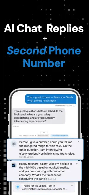 2nd Phone Number: SmartText AI screenshot 1