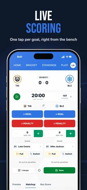 HockeySync screenshot 1