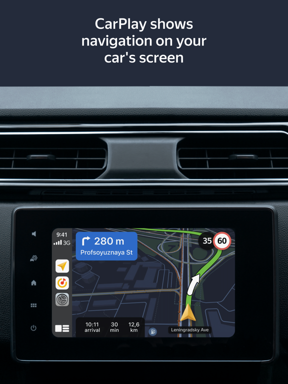 Screenshot #6 pour Yandex Navi – navigation, maps