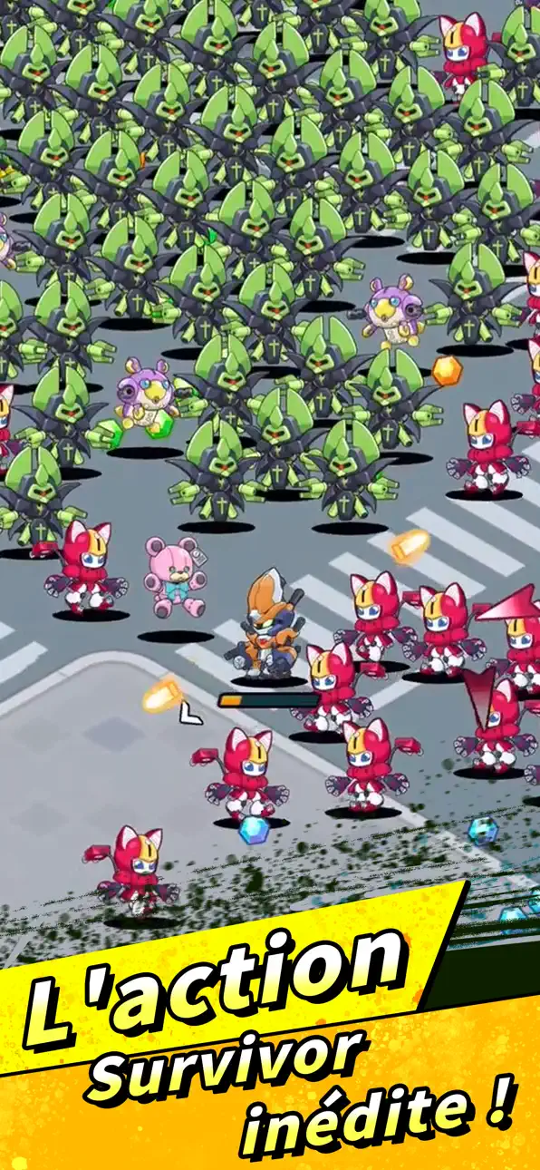 Medabots Survivors iOS Mod IPA screenshot 2 - iOS game interface