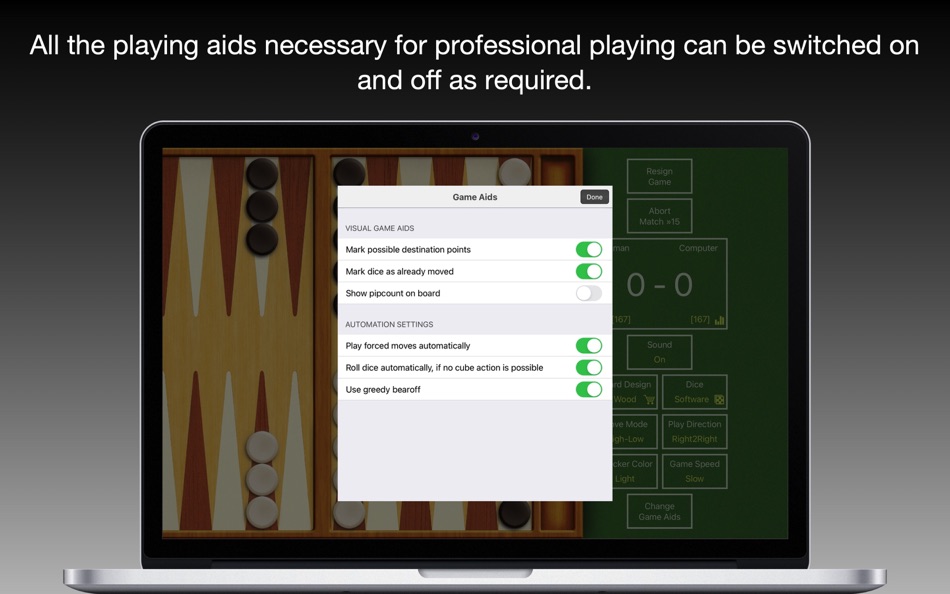 #4. True Backgammon HD (macOS) 게시자: CompuLab, Markus Gömmel