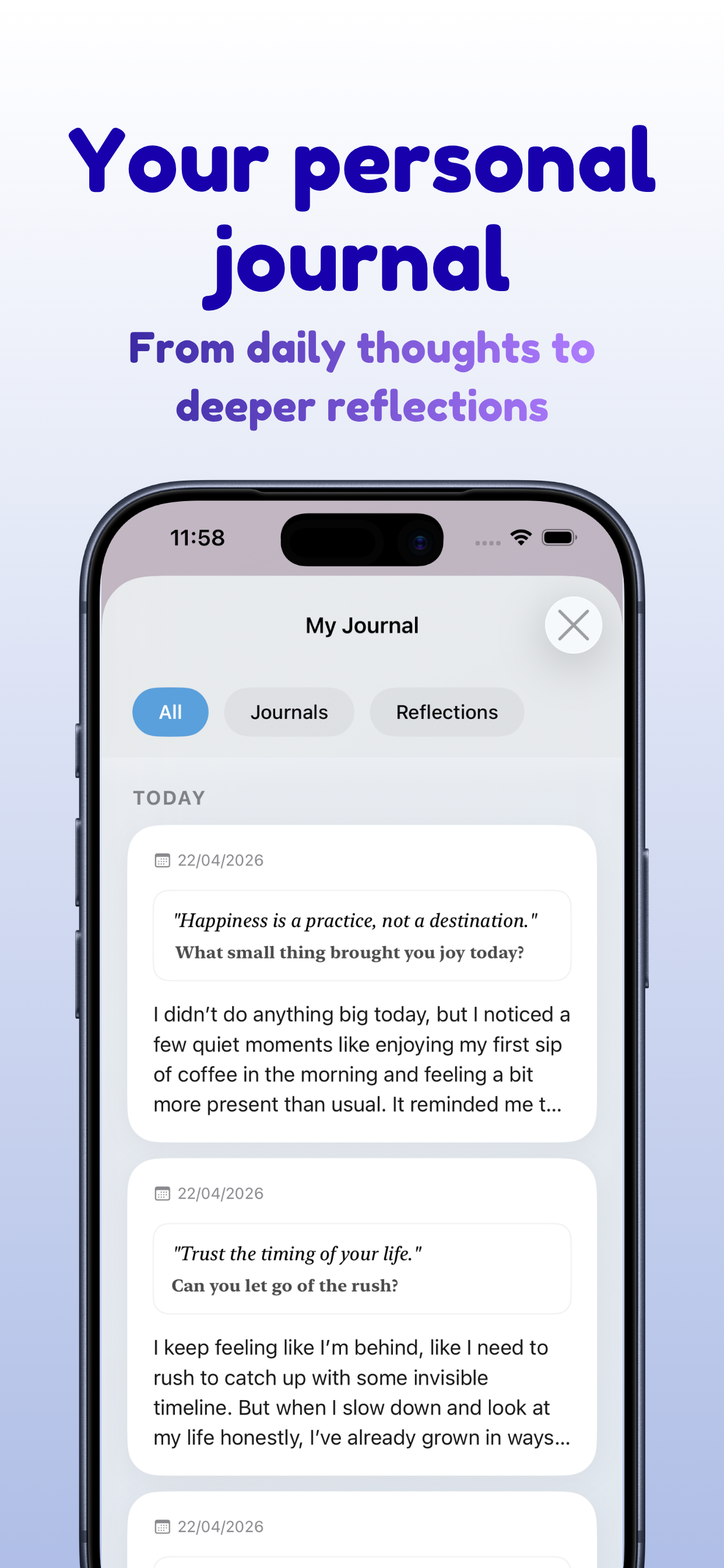 Lumi Daily Affirmation Quote screenshot 4