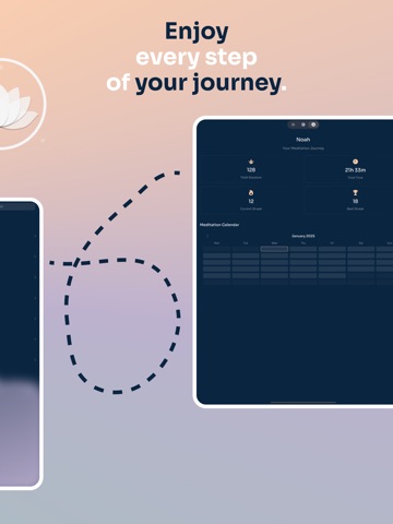 Lotus - AI Meditation & Sleep iPad screenshot