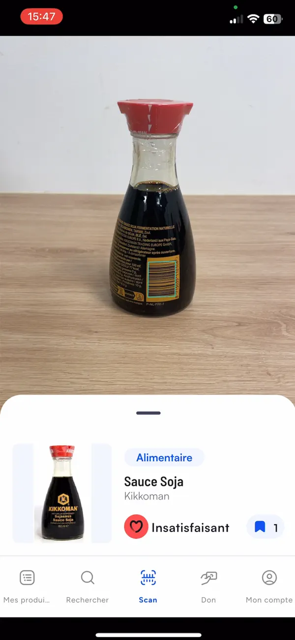 Screenshot #1 pour Quel Produit - Scan Code Barre
