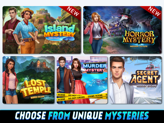 Hidden Escape Mystery Cases iPad screenshot