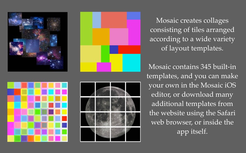 Screenshot #1 pour Mosaic - Photo Collage & Tile