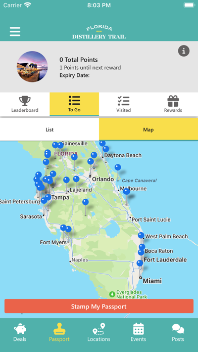 Florida Distillery Trail Screenshot
