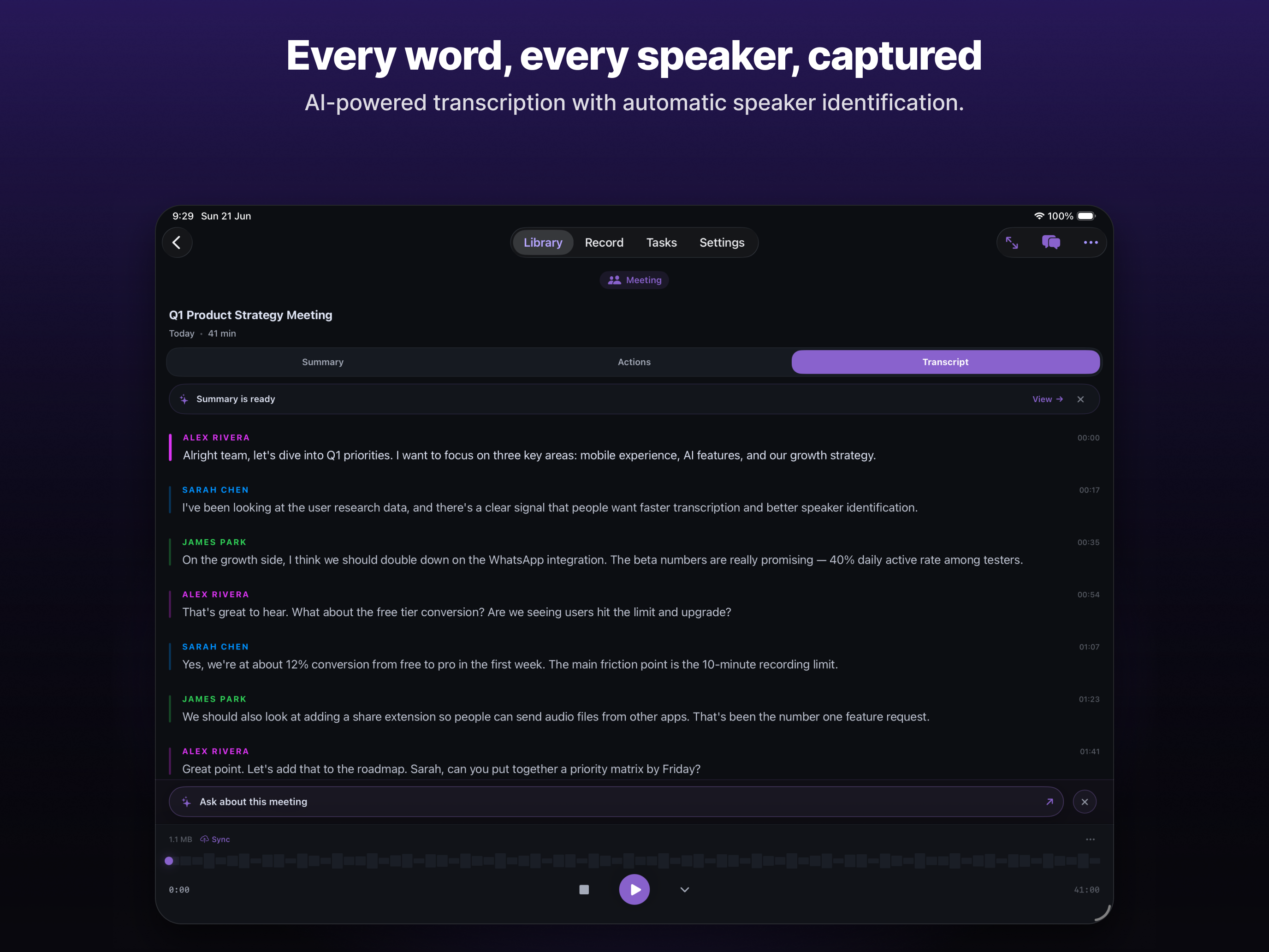 Memoth: AI Note Taker screenshot 13
