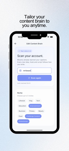 Bloomo: AI Ideas & Drafts Screenshot 3 of 7