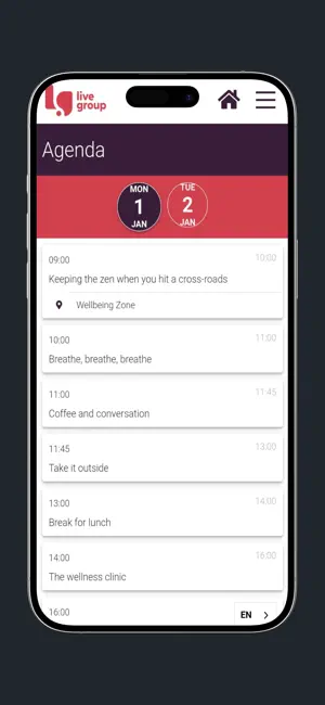 Live Group Event App screenshot 3