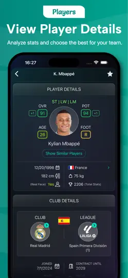 Potentials: FC26 Kariyer Modu iPhone Ekran Görüntüsü 5