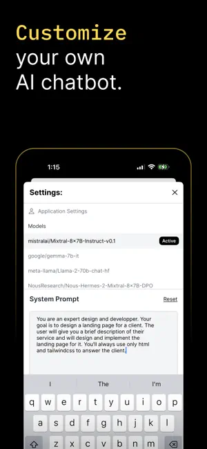 HuggingChat APP的使用截图[4]