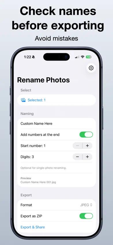 Rename Photos screenshot 4