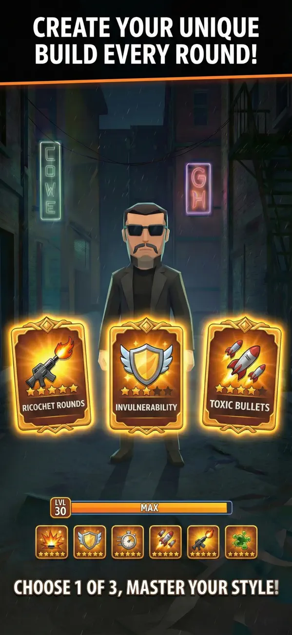 Heat Rush: Hero Shooter iOS Mod IPA screenshot 4 - iOS game interface