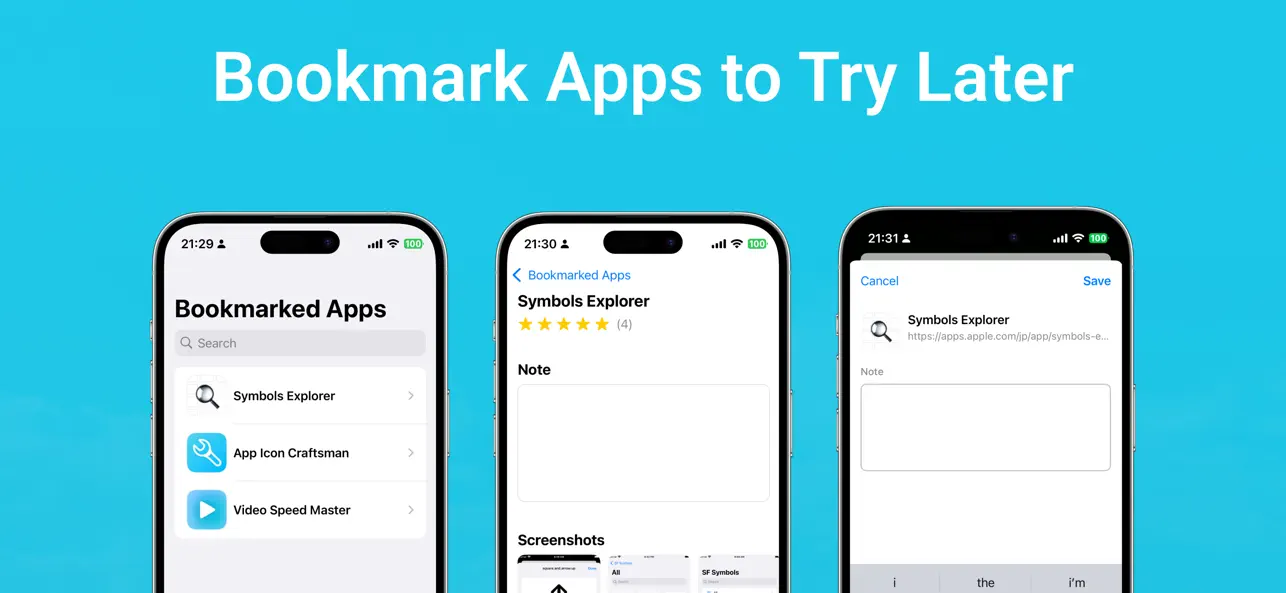 Screenshot #1 pour AppBookmark