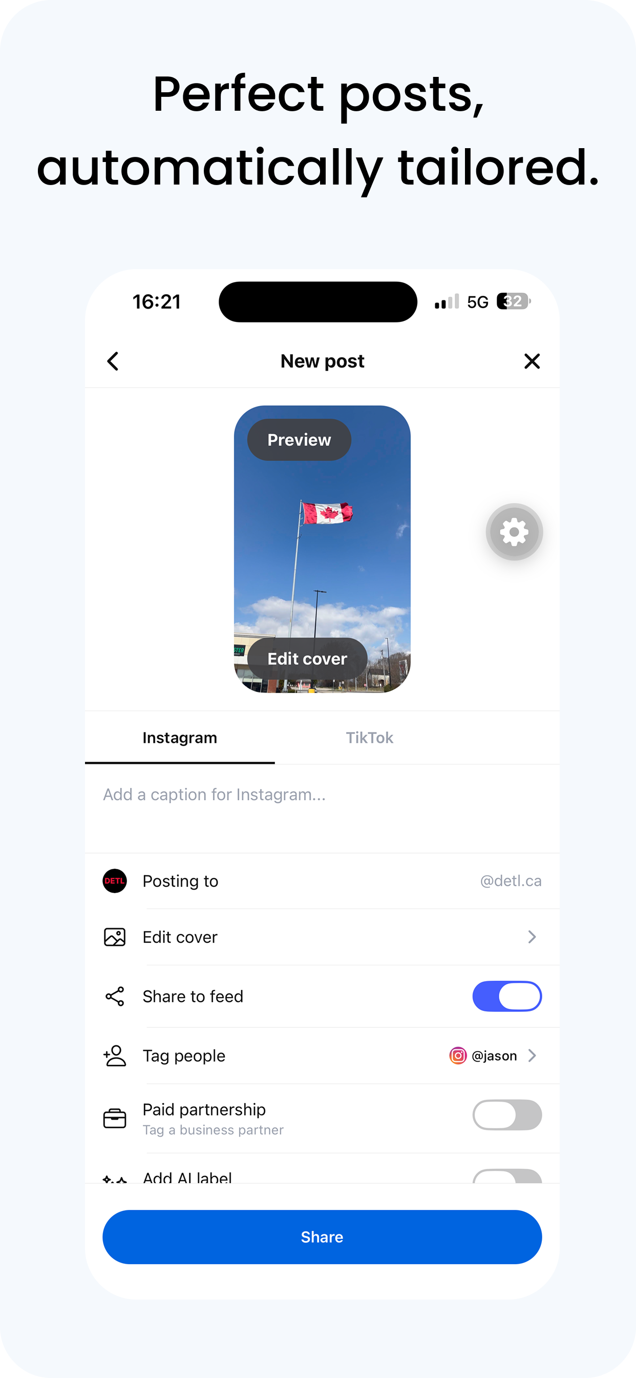 OnePost - CrossPost & Schedule