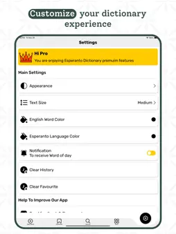 Esperanto Dictionary screenshot 13