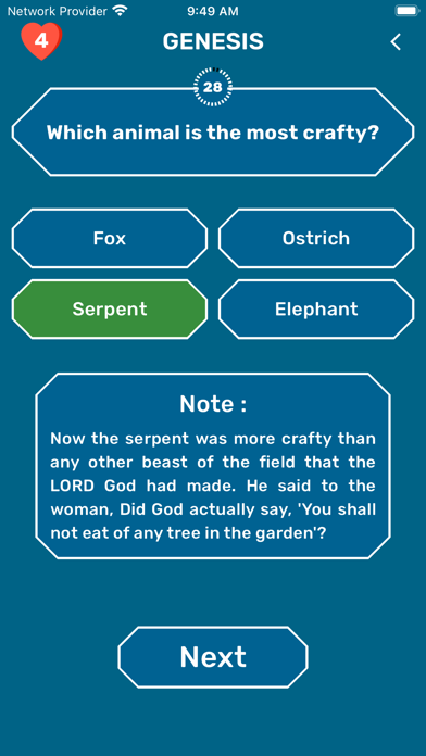Screenshot #2 pour Bible Quizze