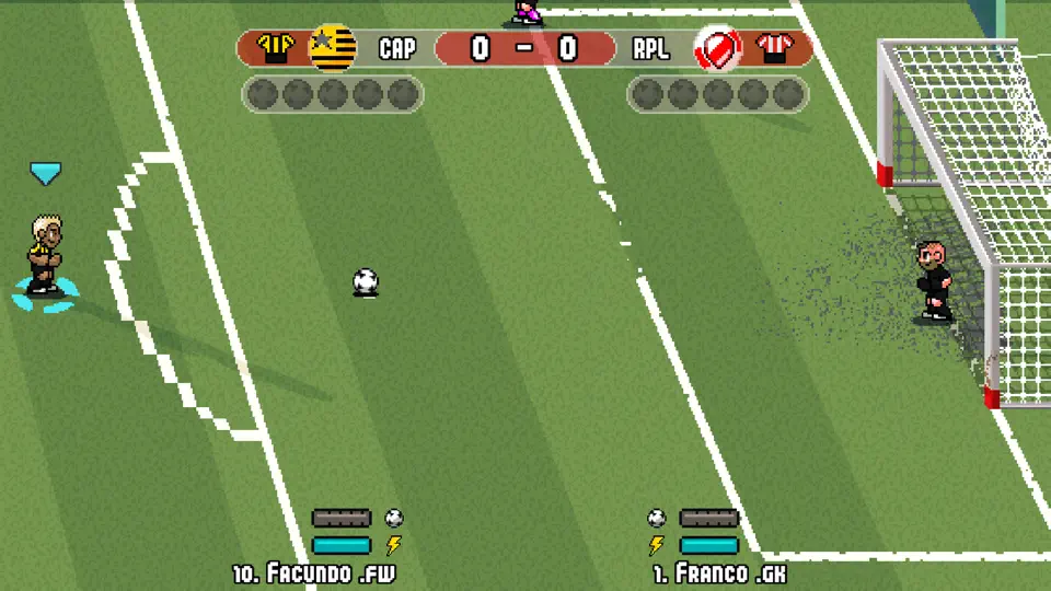 Captura de pantalla de Pixel Cup Soccer - Mobile en iPhone 4