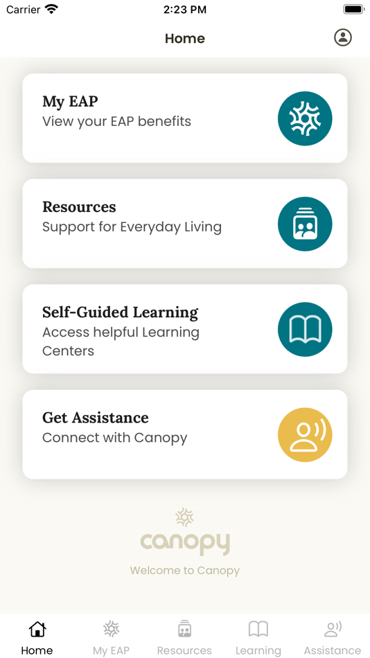 #1. Canopy EAP (iOS) 由: Cascade Centers, Inc.