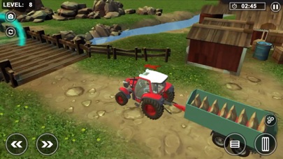 Tractor Driver Harvesting Game Screenshot