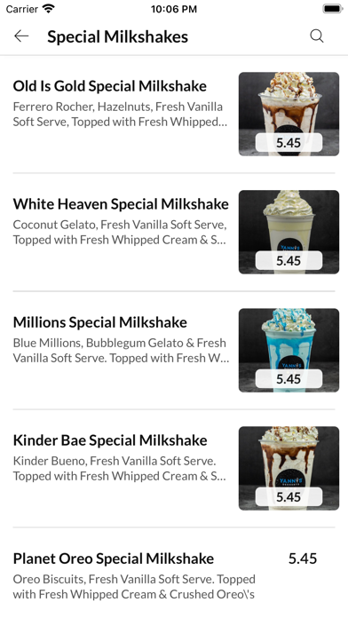 Yannis Desserts Screenshot