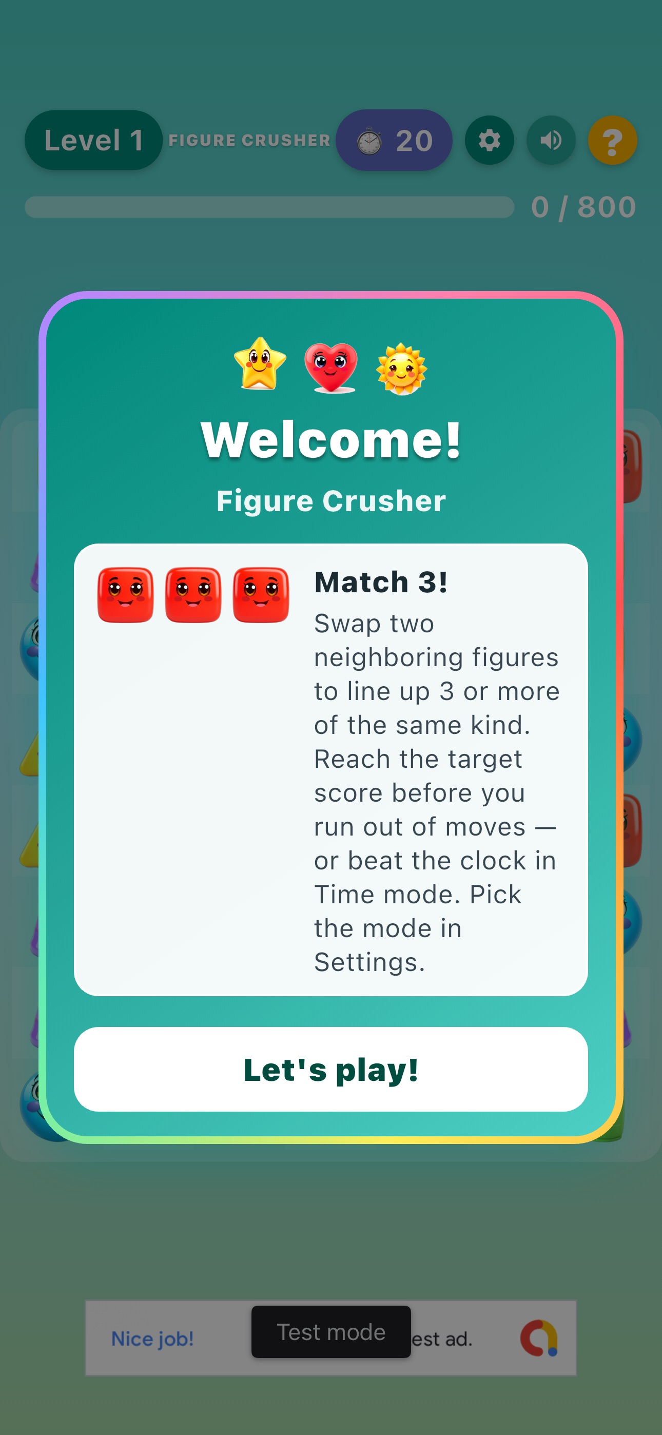 Screenshot 1 of Figure Crusher