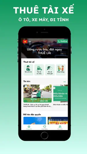 Thuelai - Tài Xế Lái Xe Hộ screenshot 1
