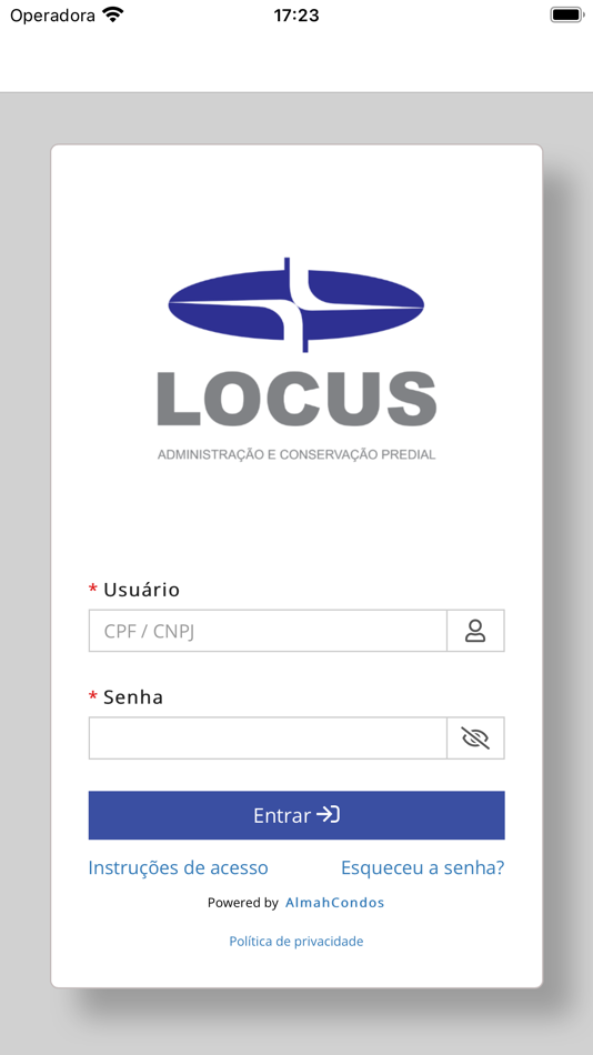 #2. Locus adm (iOS) By: Almah Sistemas