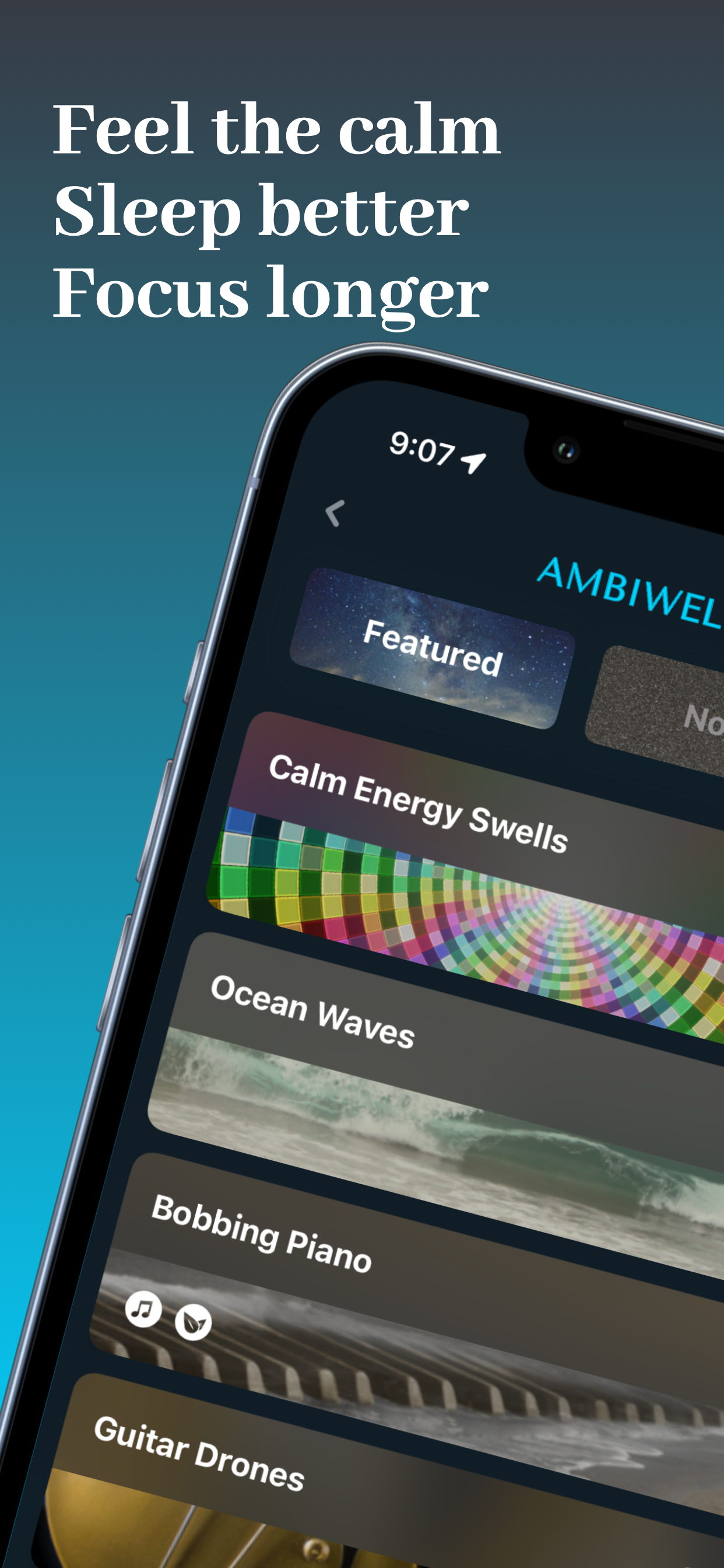 Ambiwell: Sleep Relax Focus