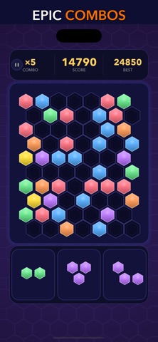 HexDrop: Hexa Block Blast Screenshot 1 of 4