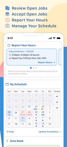 Nanny Network: Child Care Jobs iPhone screenshot