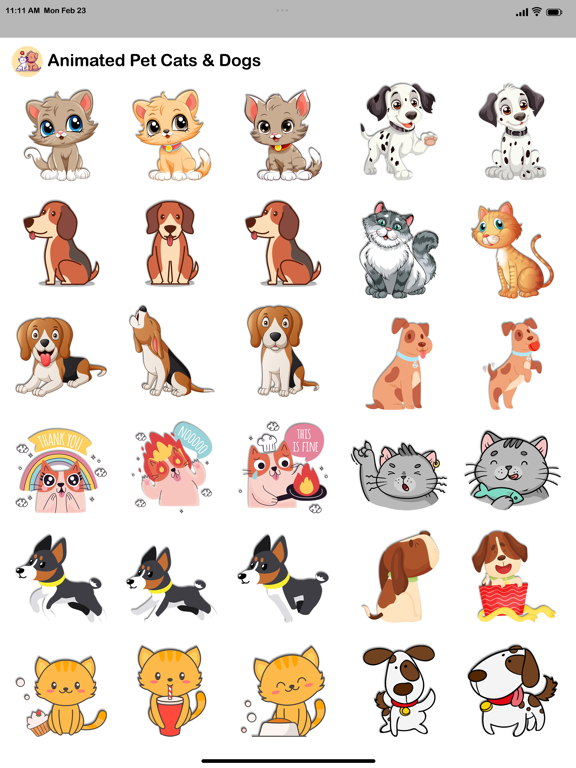Screenshot #5 pour Animated Pet Cats & Dog