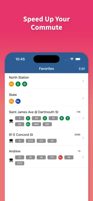 Boston T and Bus• MBTA Transit screenshot 3
