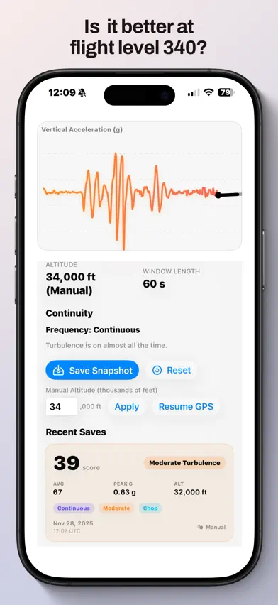 Turbometer screenshot 2