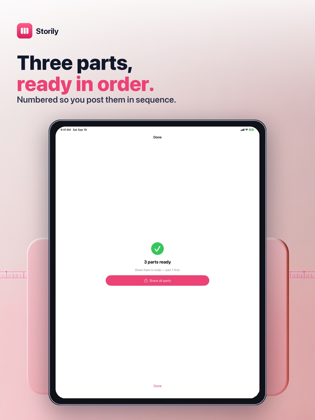 Screenshot 5 of Storily: Split Video Parts