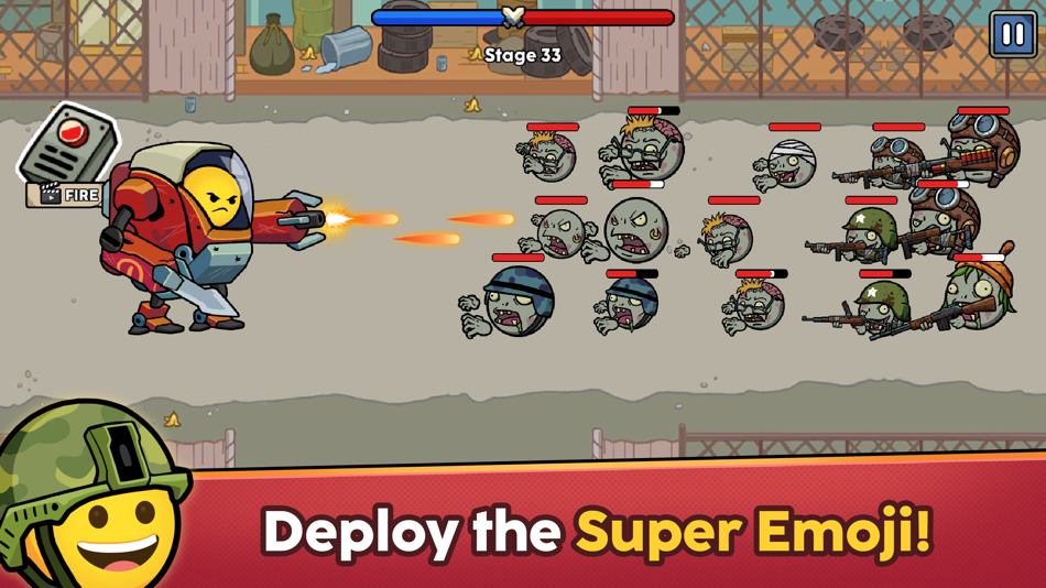 #2. Emoji vs Zombie Merge Battle (iOS) 来自: PHOENIX GLOBAL