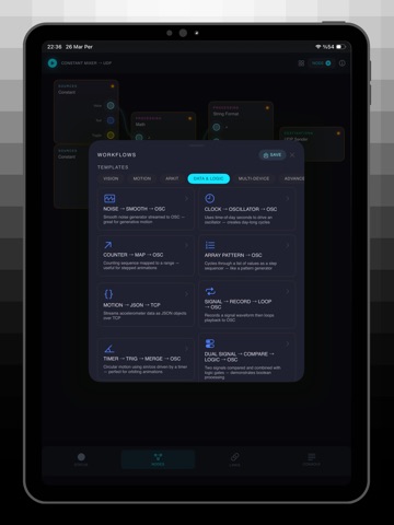 Flow - Sensor Data Pipeline iPad screenshot