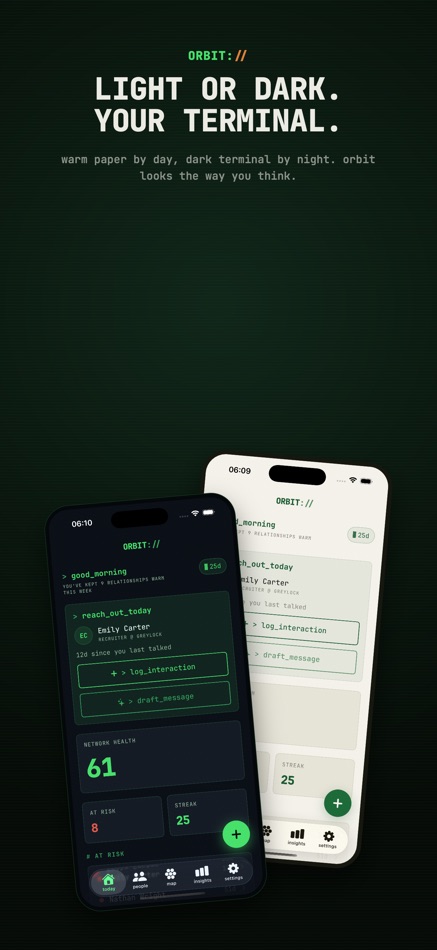 #8. Personal CRM Tracker ORBIT AI (iOS) Por: Aneesh Pradeep