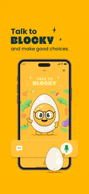 Talk to Blocky: Nutrition tips screenshot 2