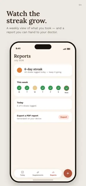 SuppTrack: Supplement Tracker screenshot 4