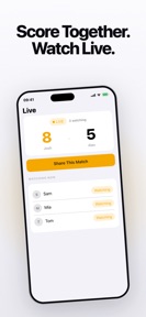 Pickleball Score Tracker screenshot