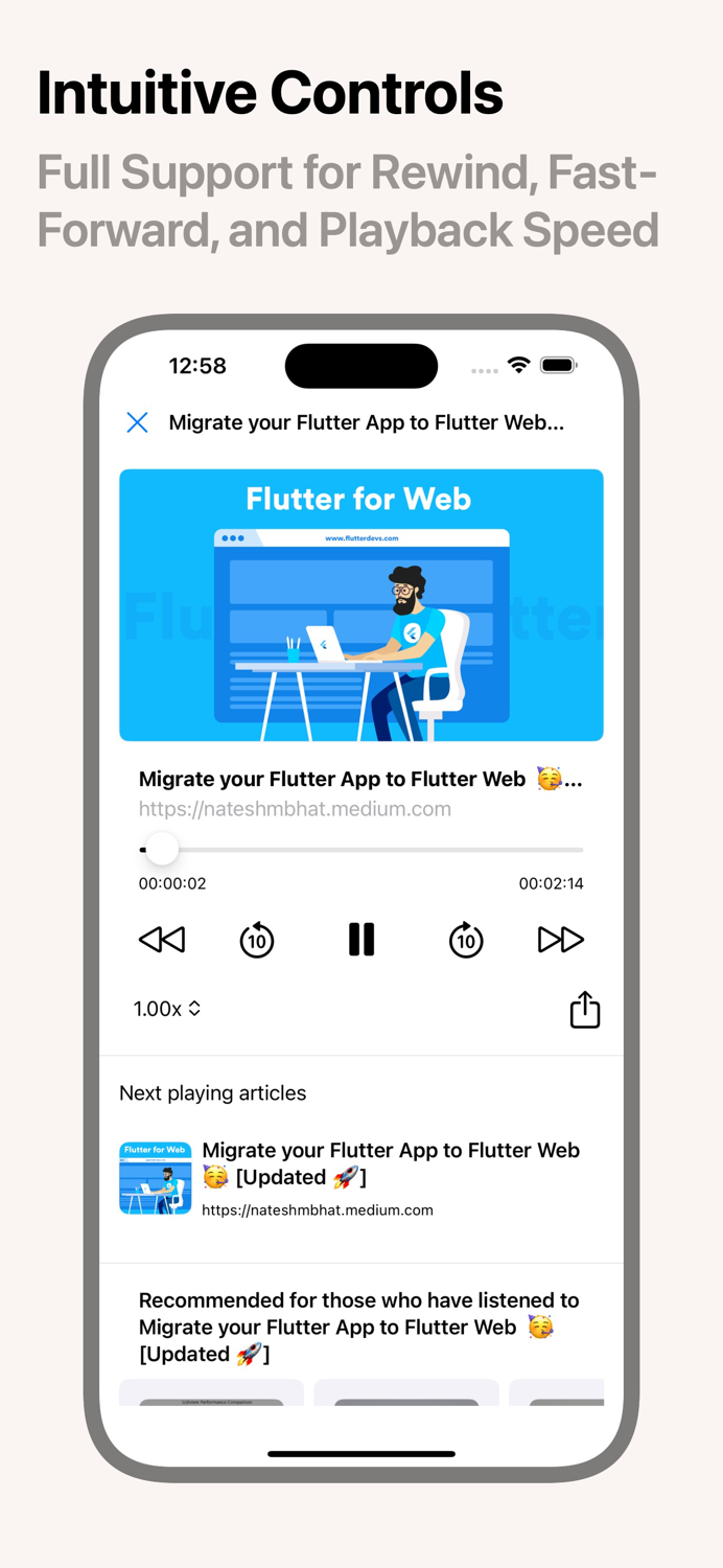 Audiblog - Read Articles Aloud