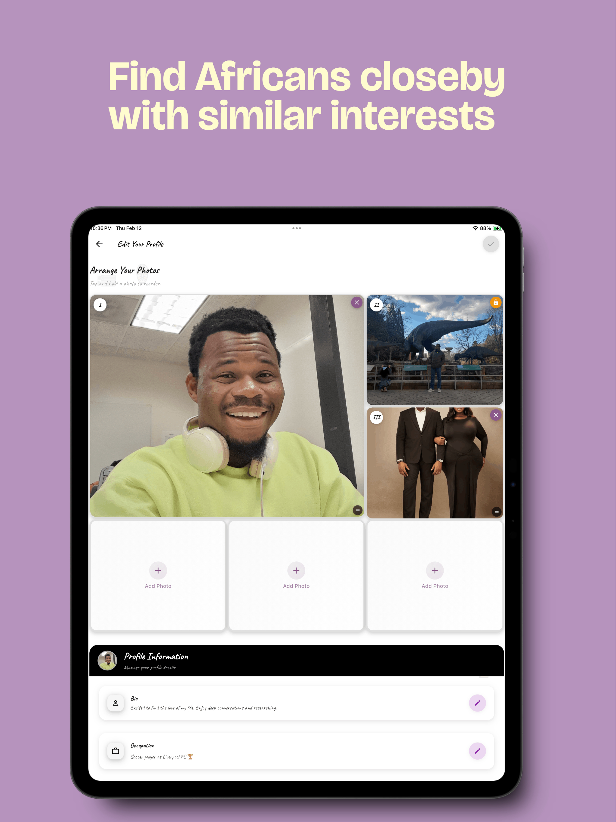 Kupendo African Dating App screenshot 13