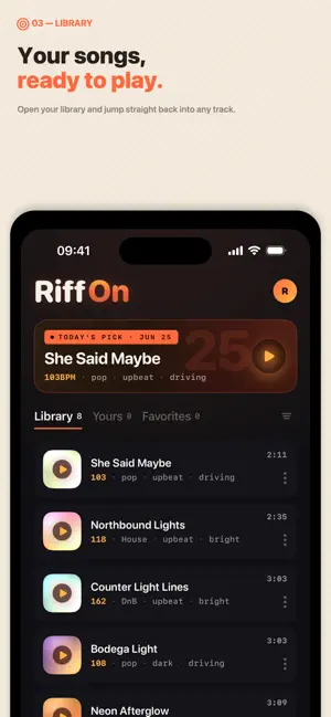 RiffOn-A band in your Pocket! screenshot 3