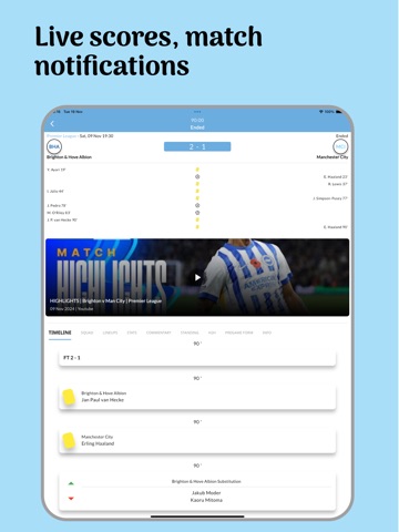 Manchester Live – City fans iPad screenshot