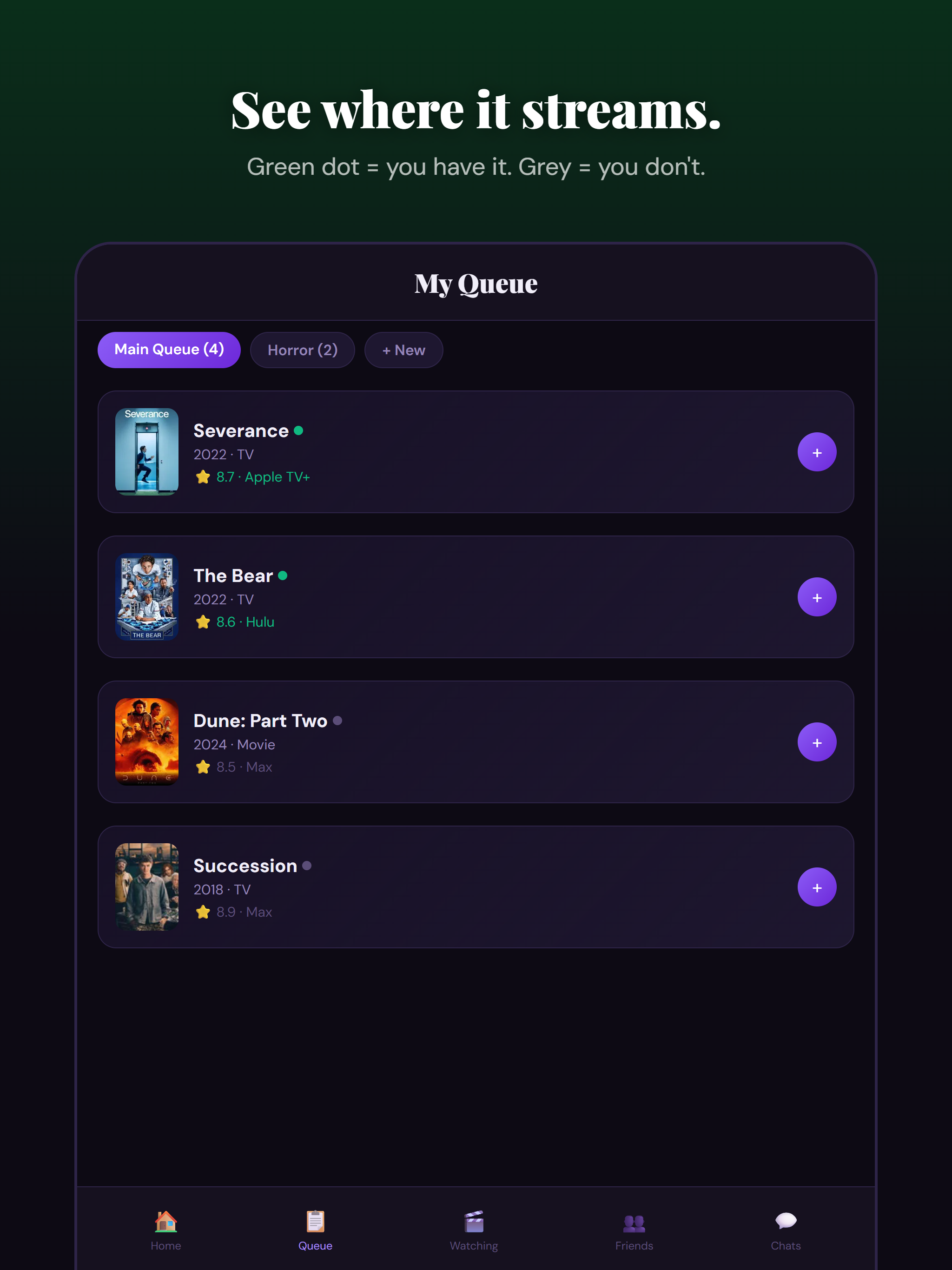 Queue: Watch Together, Apart