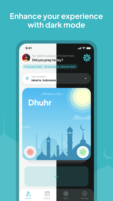 Niya: Muslim prayer tracker Screenshot