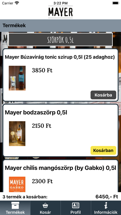 Mayer Szörp Screenshot