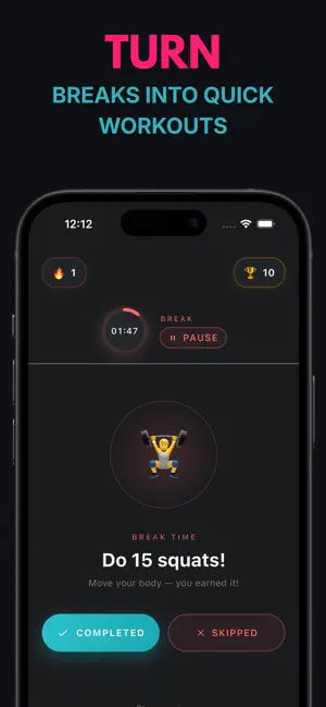 Stretch Break Timer - PomoGO screenshot 2